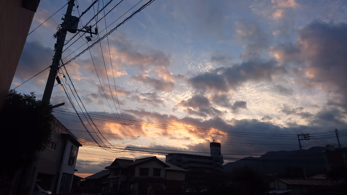 投稿写真：夕焼けのオレンジは素敵なオレンジ