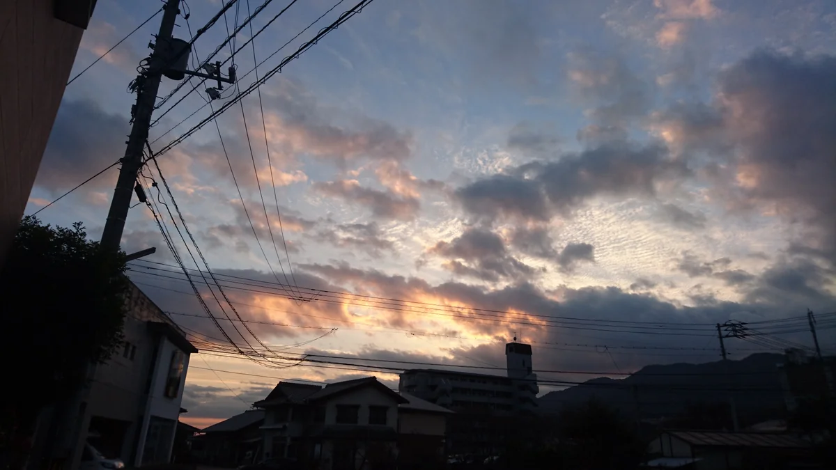 投稿写真：夕焼けのオレンジは素敵なオレンジ