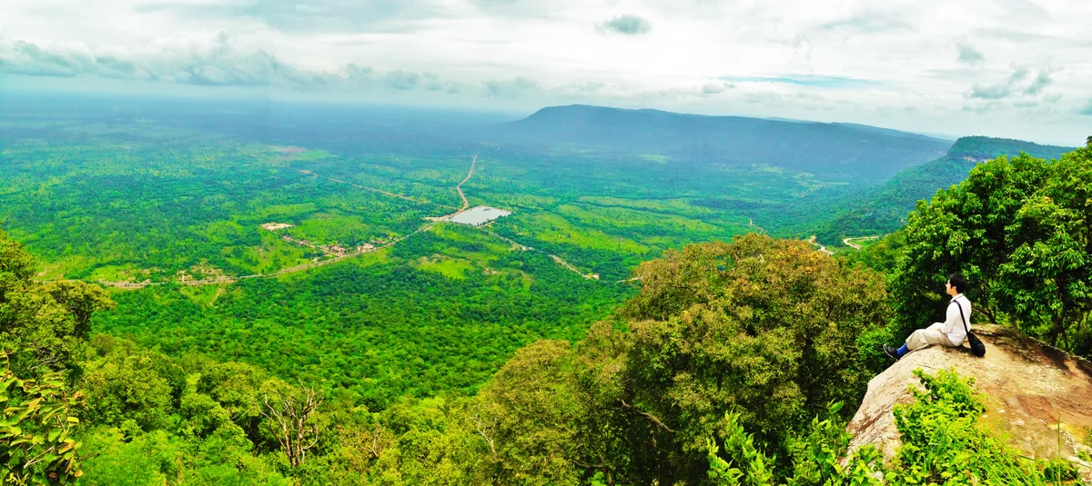 投稿写真：プレア・ヴィヘアのクメール寺院から