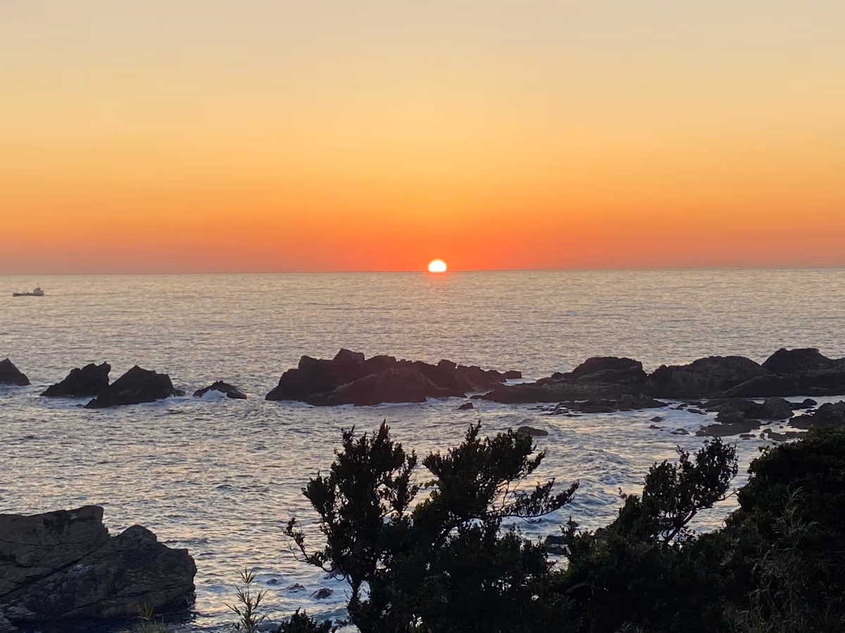 投稿写真：本州最南端の夕陽