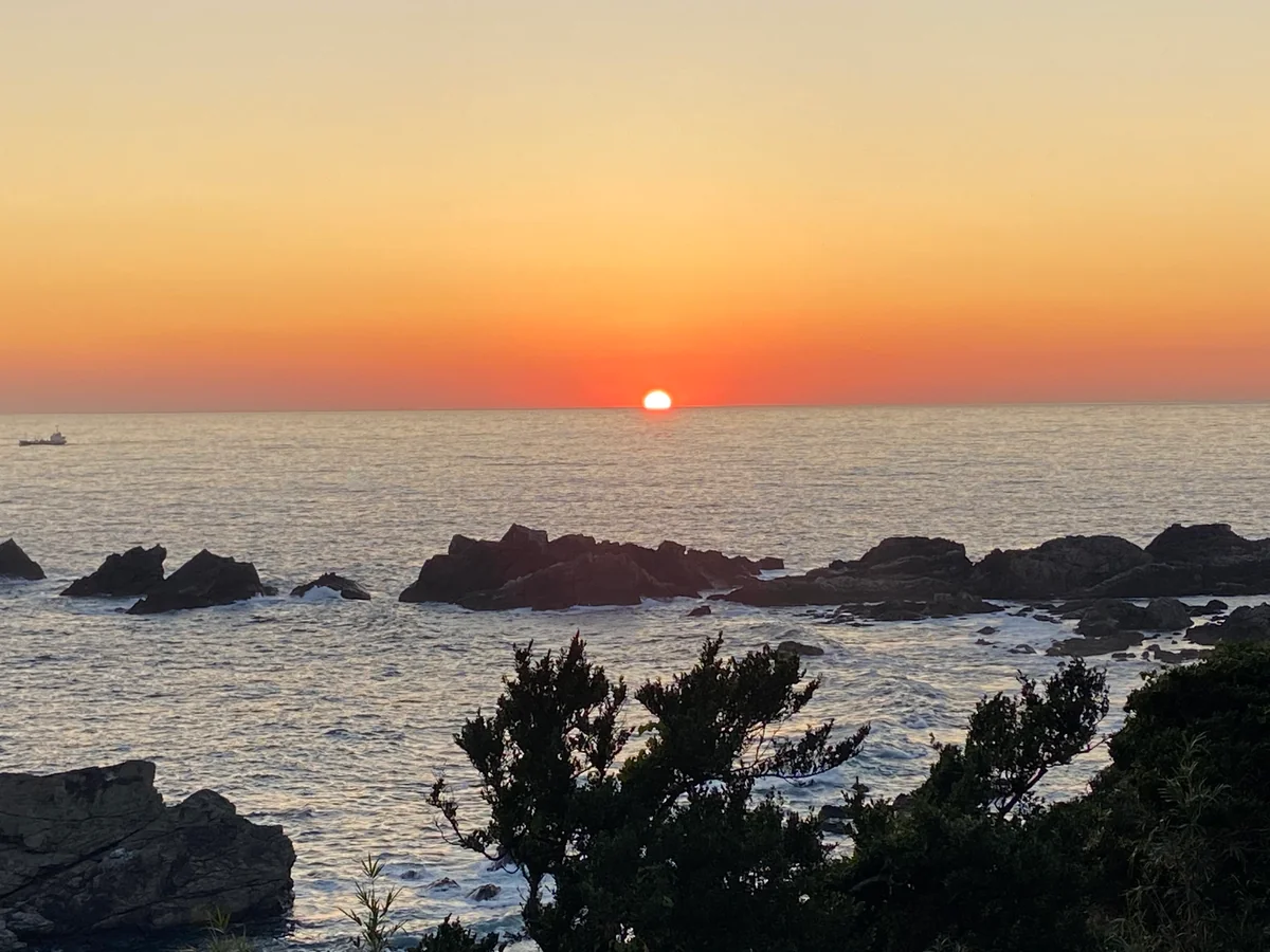 投稿写真：本州最南端の夕陽