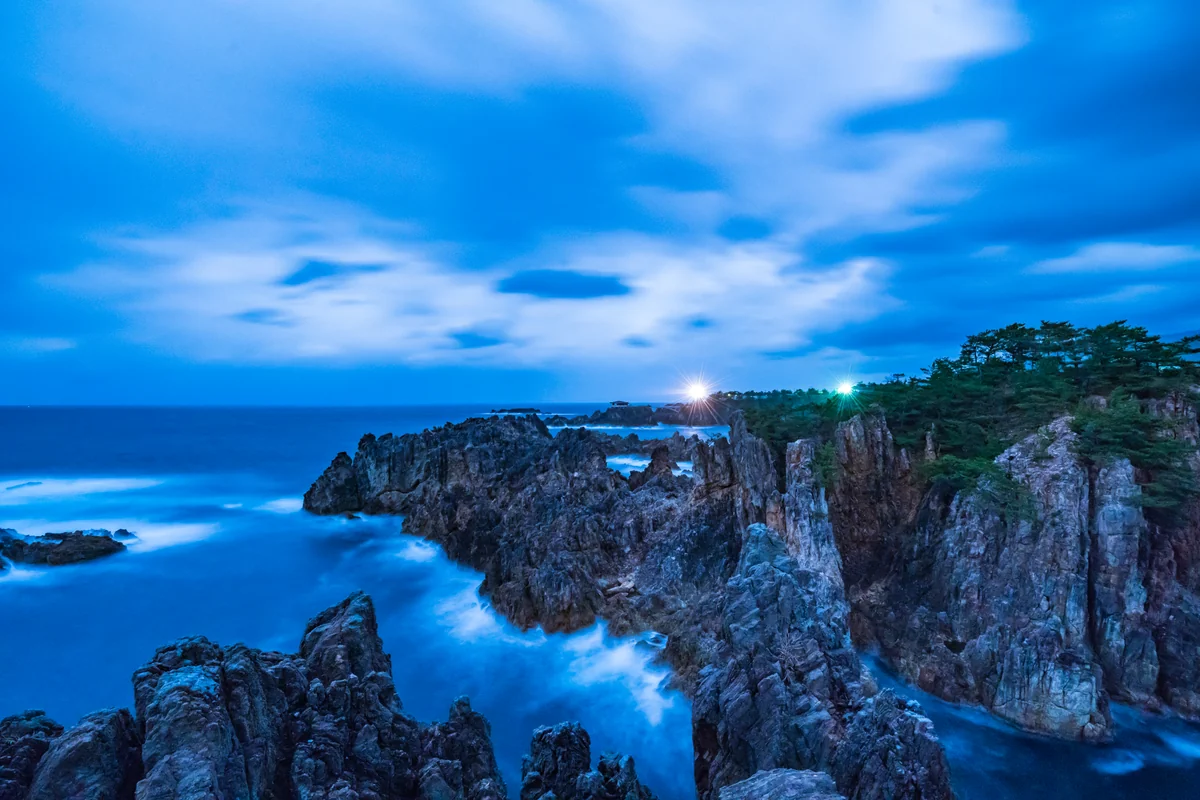 投稿写真：月夜の尖閣湾