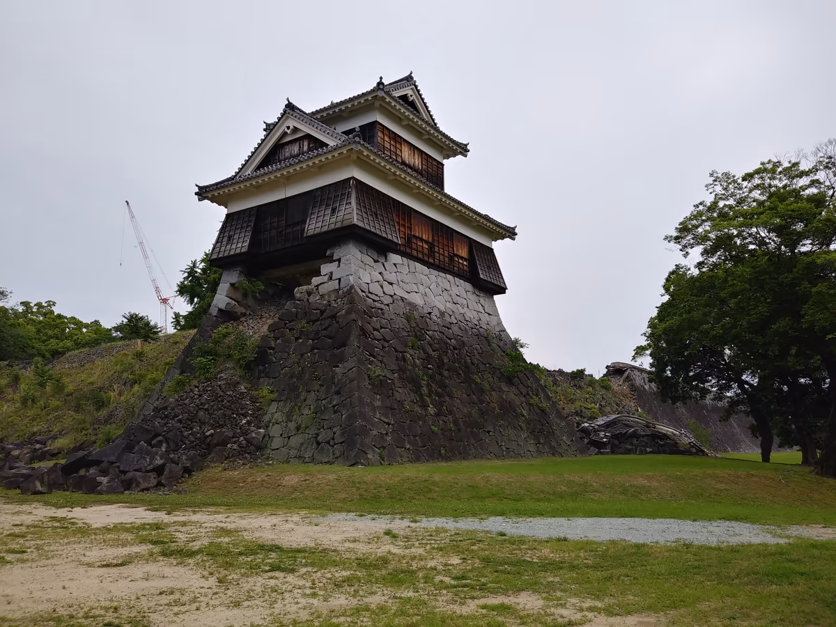 投稿写真：熊本城二の丸石垣全景