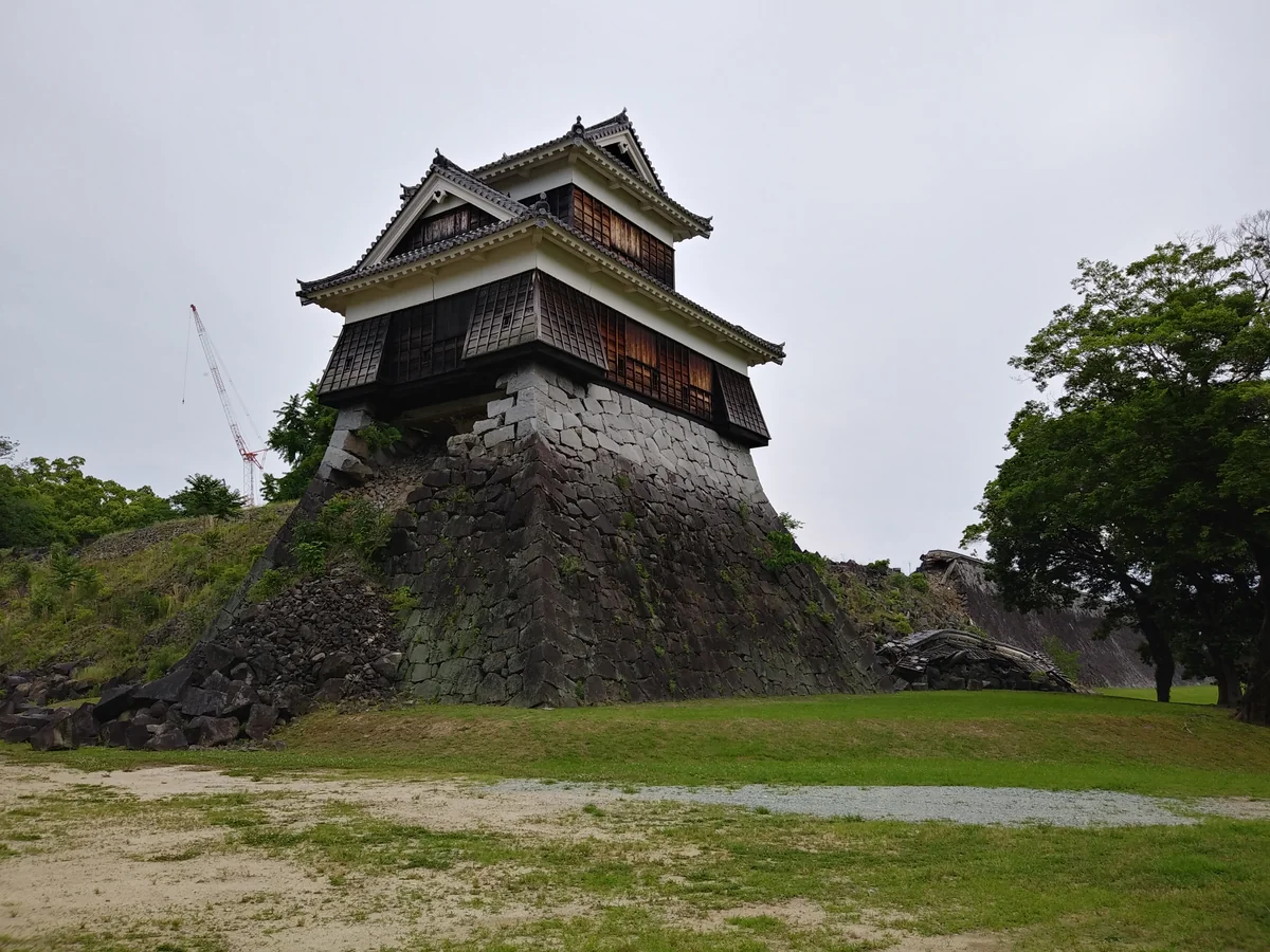 投稿写真：熊本城二の丸石垣全景