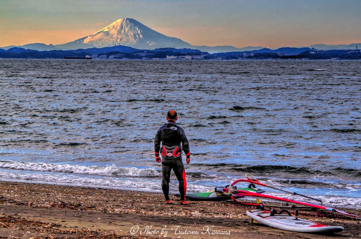投稿写真：富士へ立ち向かう、オヤジの後姿～！