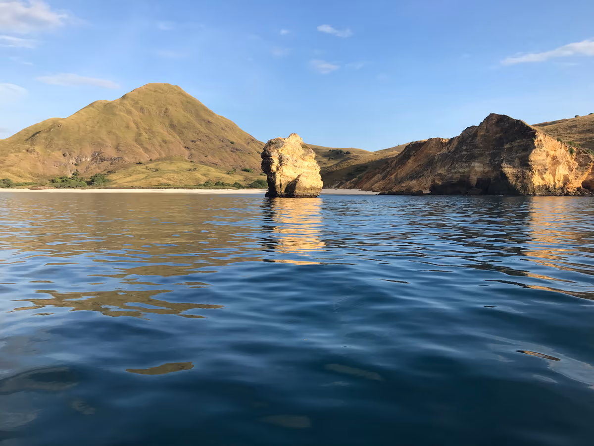 投稿写真：島までの道で
