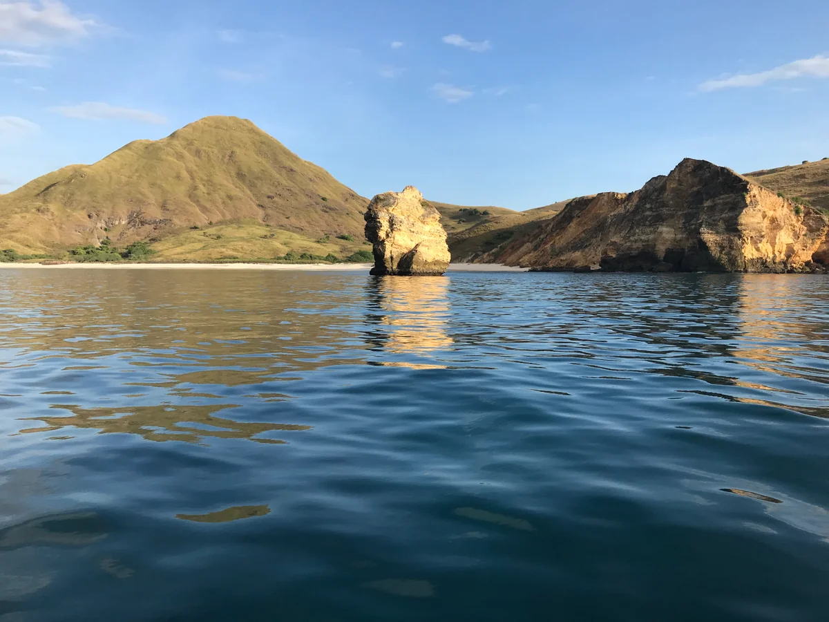 投稿写真：島までの道で