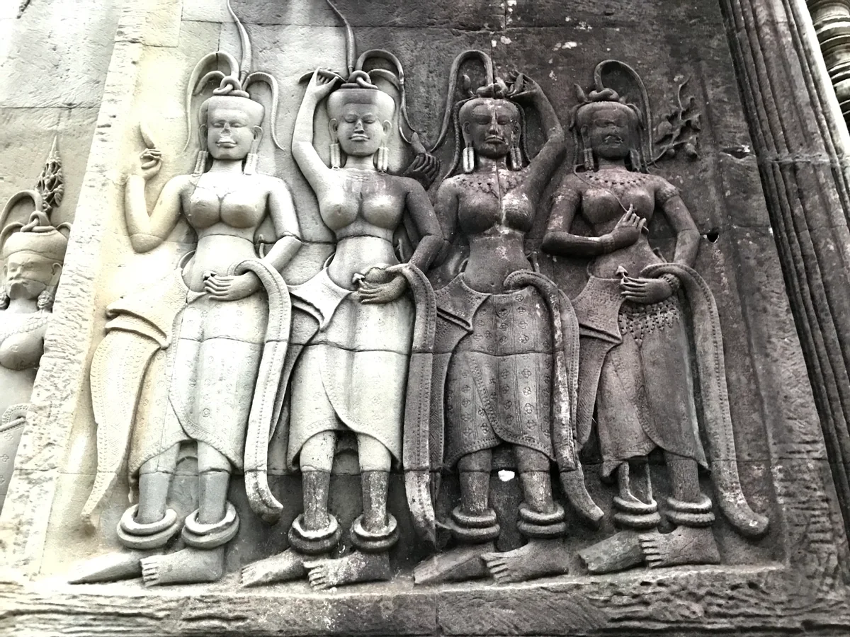 投稿写真：アンコールワットの彫刻