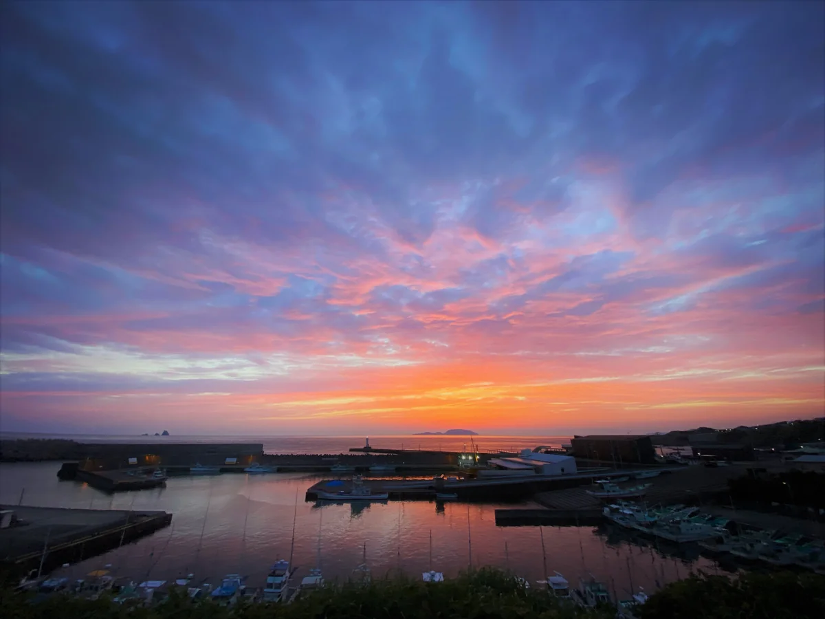 投稿写真：燃えるような残照