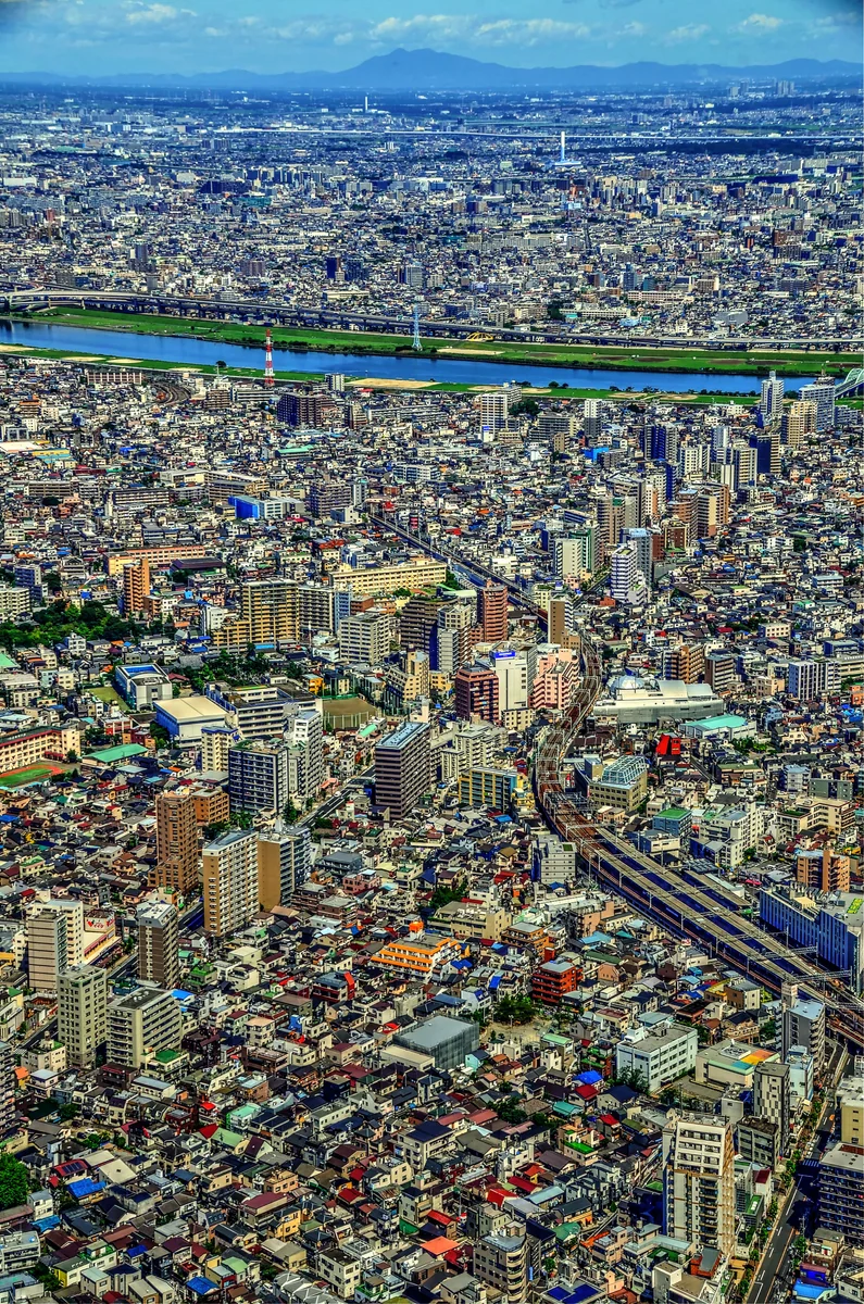 投稿写真：大関東平野俯瞰絵図