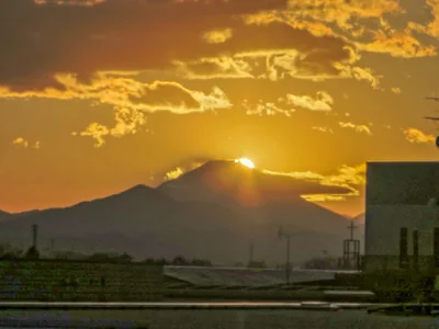 投稿：キャッツアイダイヤモンド富士