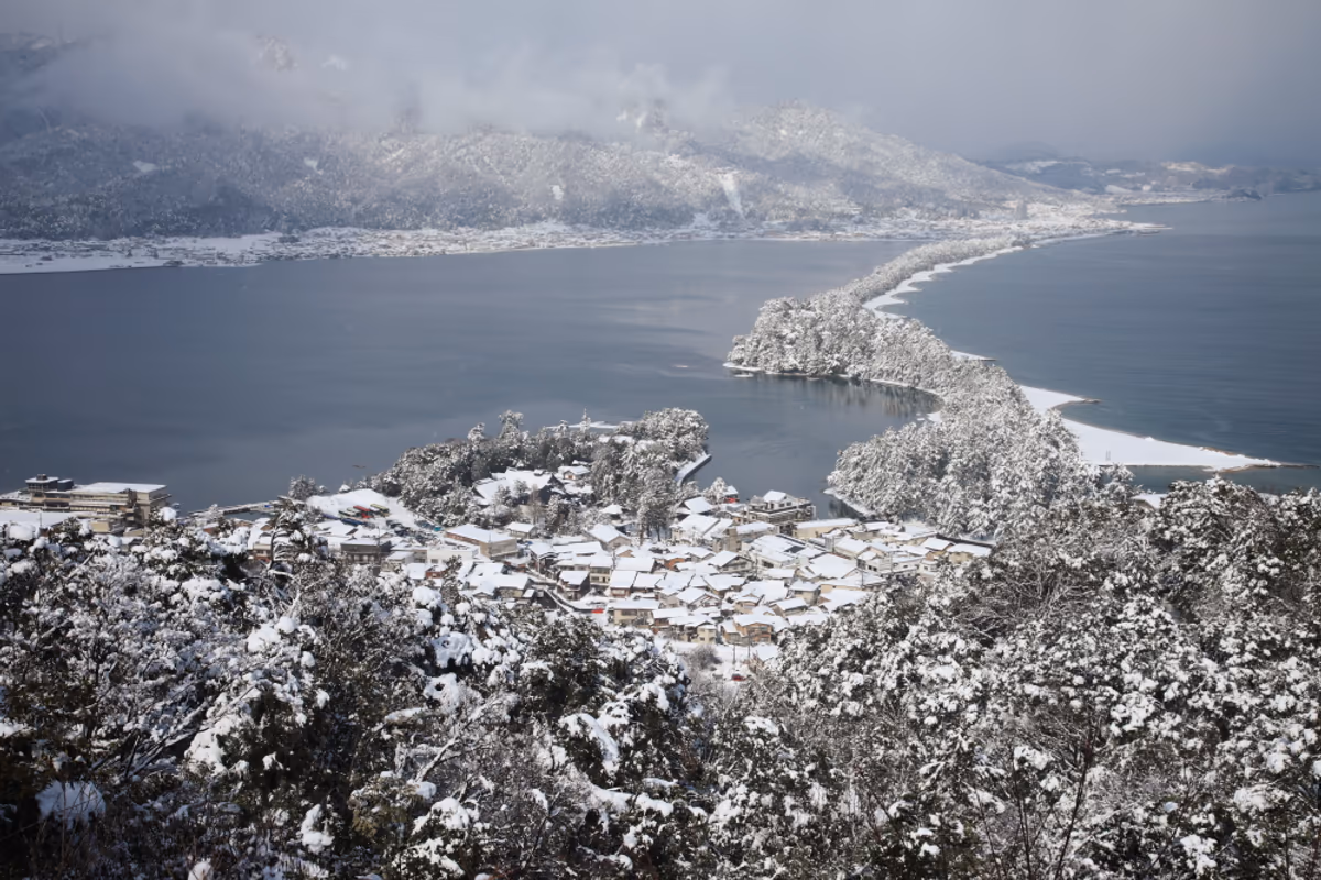 投稿写真：雪の橋立
