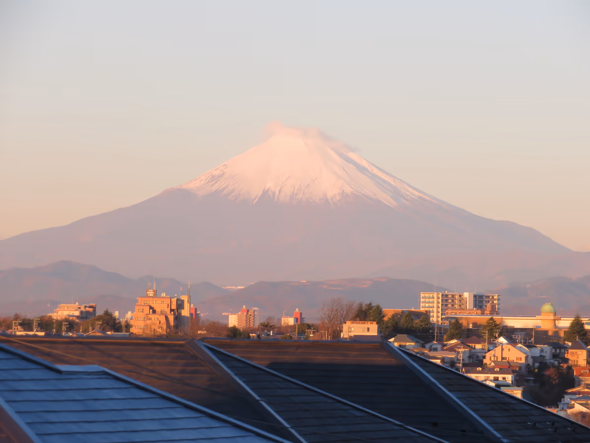 投稿写真：自宅からの富士山