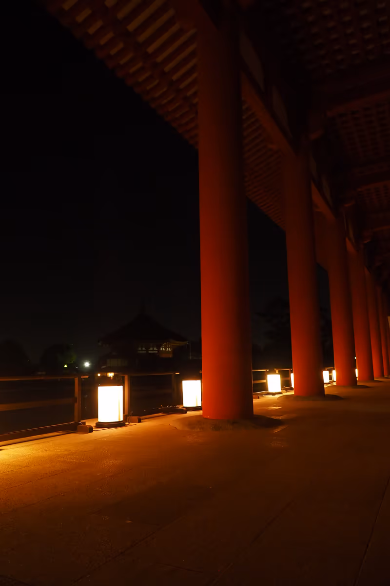 投稿写真：興福寺金堂　回廊