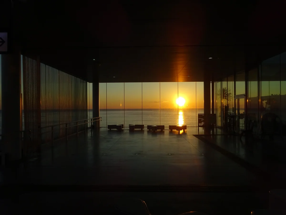 投稿写真：ある冬の日の朝、日立駅にて