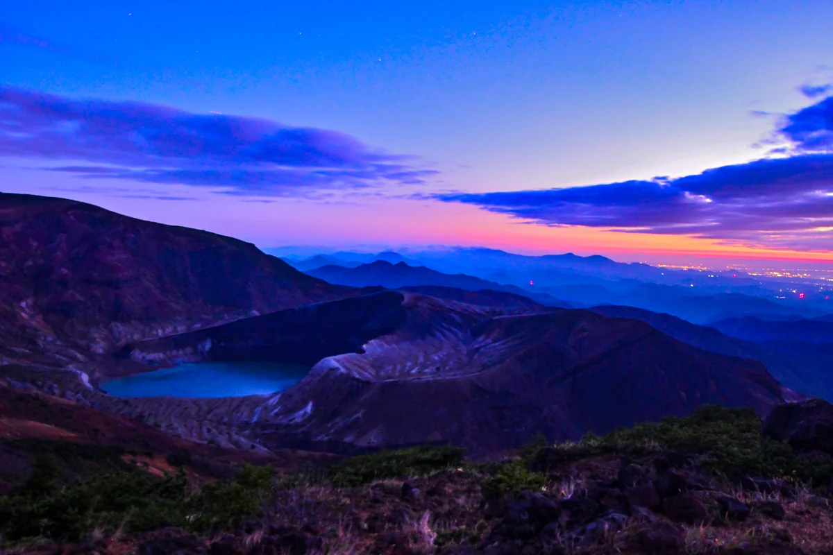 投稿写真：御釜の夜明け
