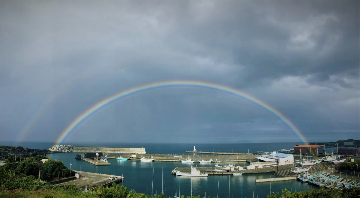 投稿写真：朝の虹