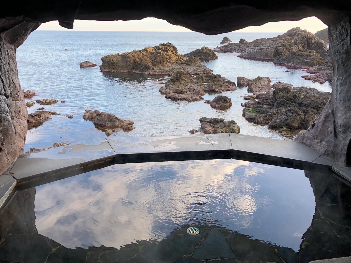 投稿写真：日本海の空と海