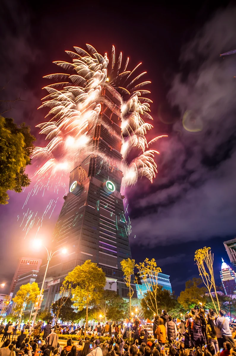 投稿写真：台北101 New Year Fireworks 2017