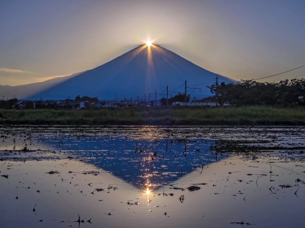 投稿写真：ダブルダイヤモンド富士