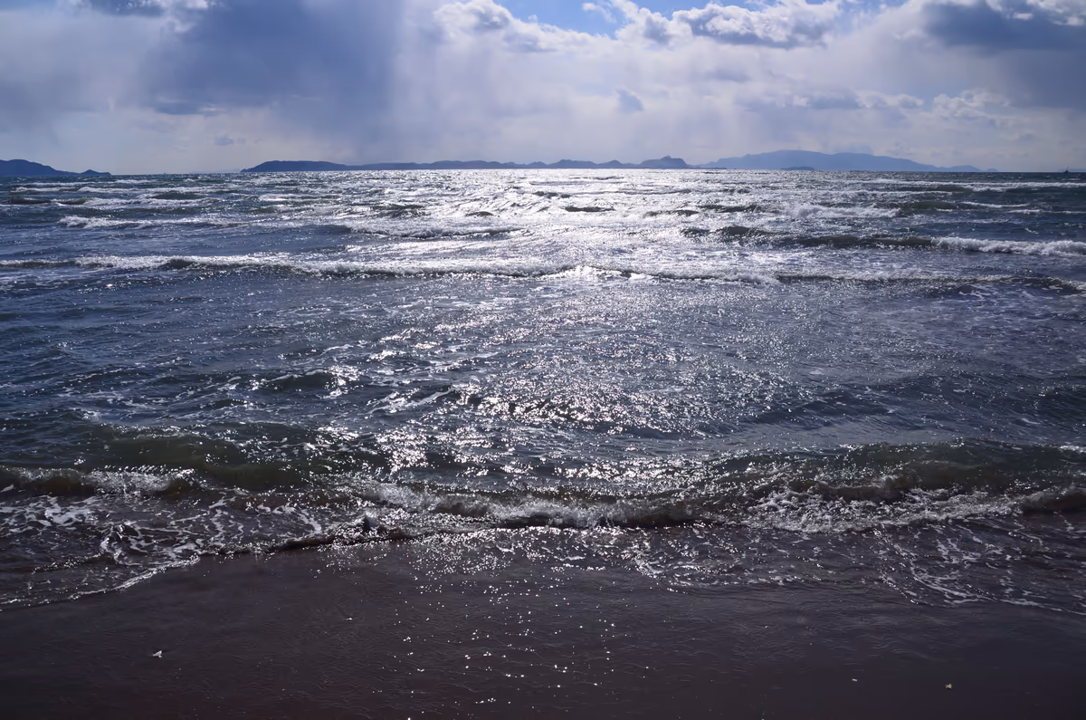 投稿写真：時化の瀬戸内海