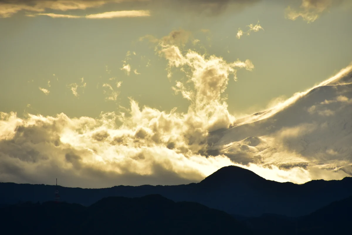 投稿写真：雨上がりの富士山の隅