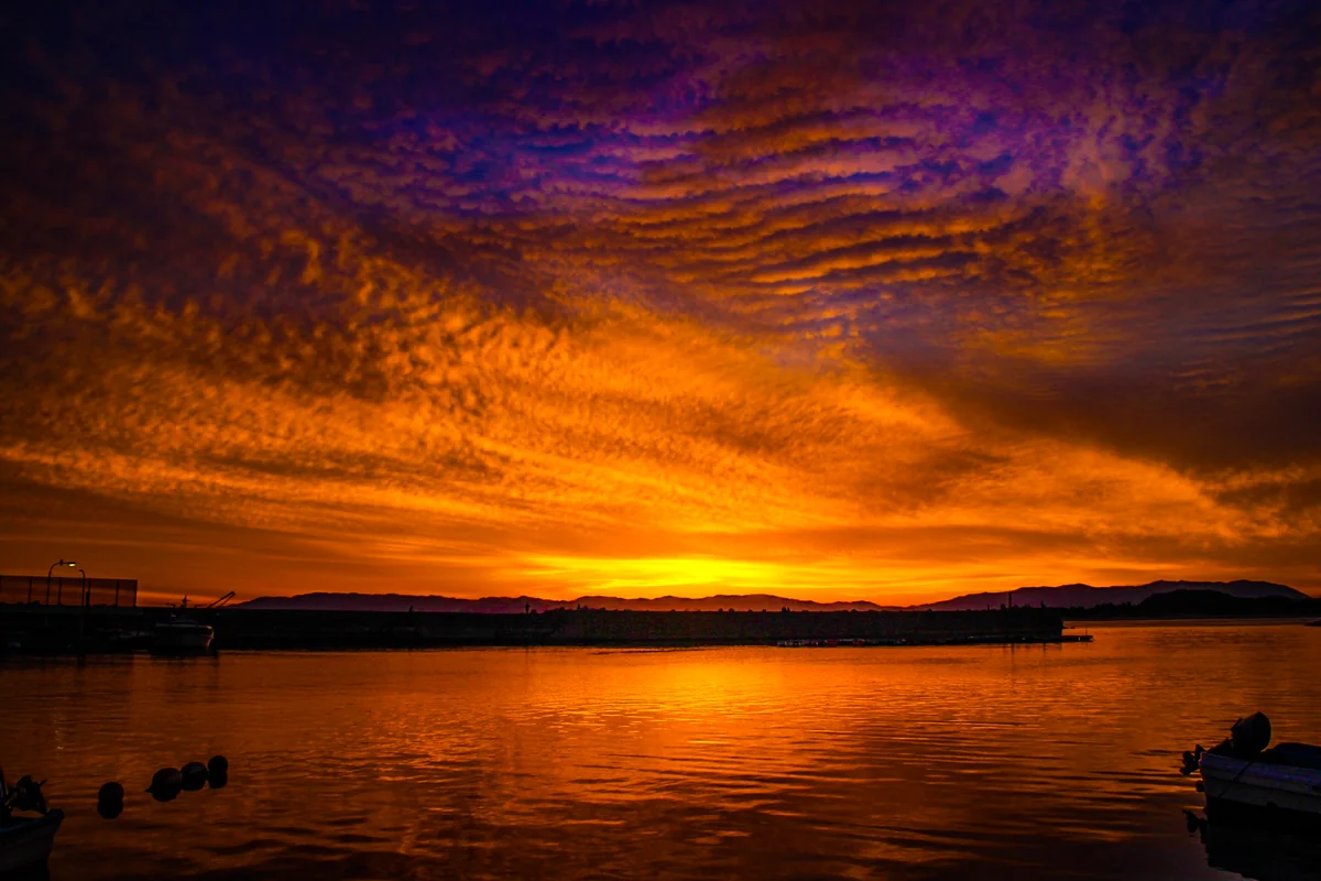 投稿写真：福岡県 志賀島からの朝焼け