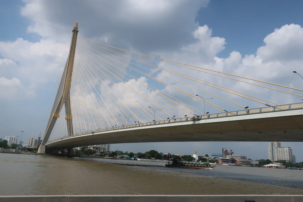 投稿写真：〖タイの橋〗国王の名がついた橋、ラーマ８世橋