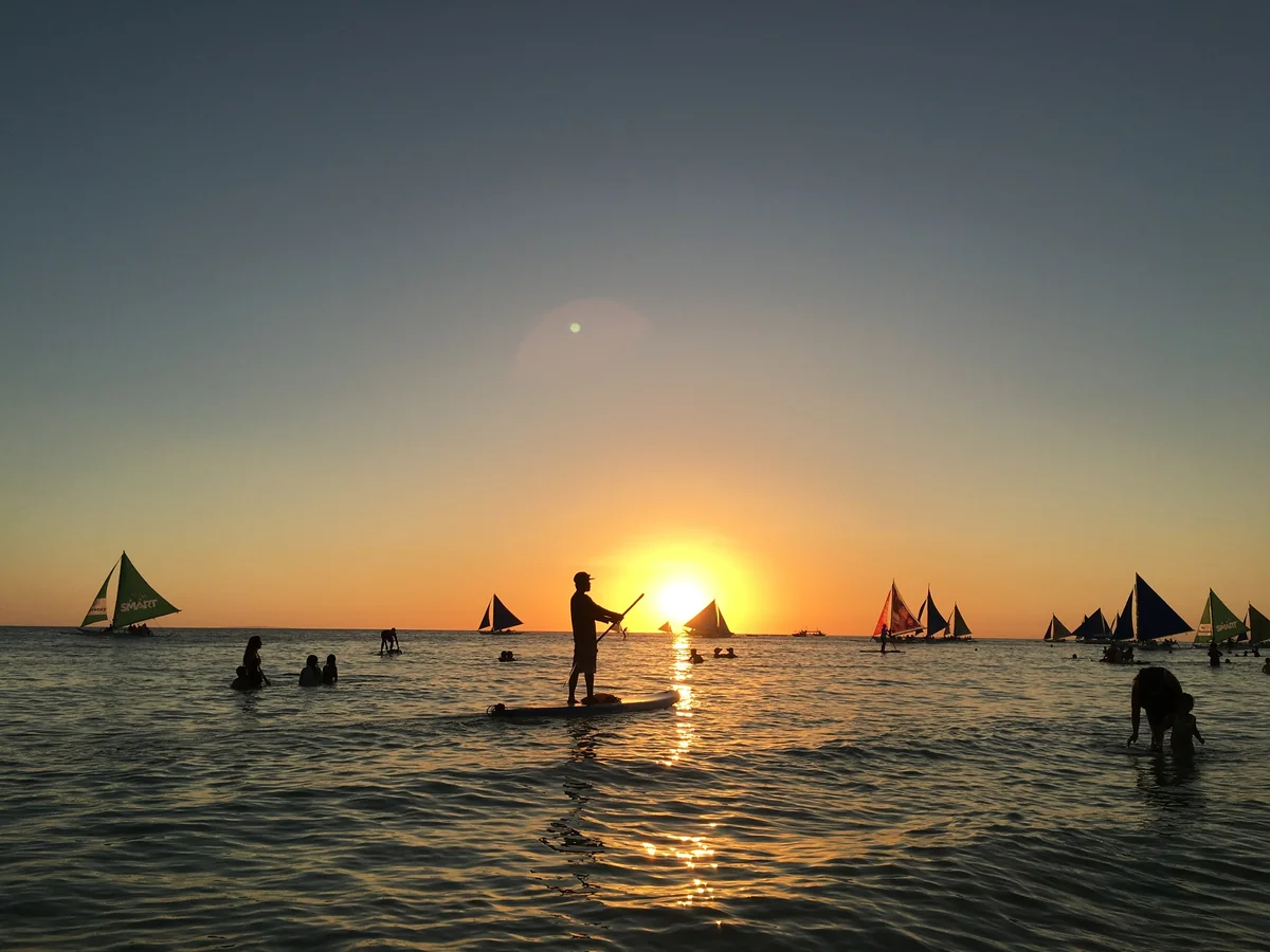 投稿写真：ボラカイビーチの夕日