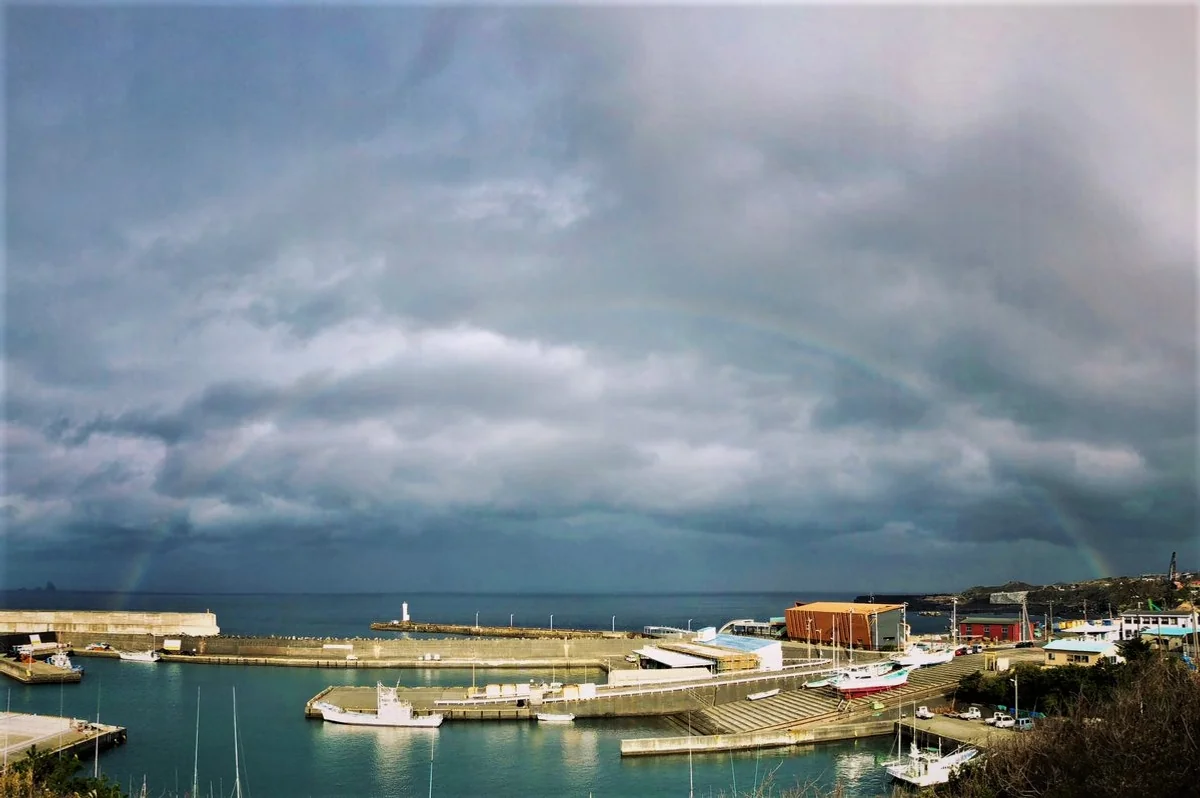 投稿写真：朝のアーチ