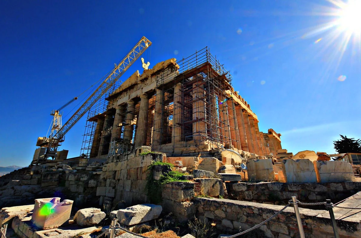 投稿写真：パルテノン神殿の夏