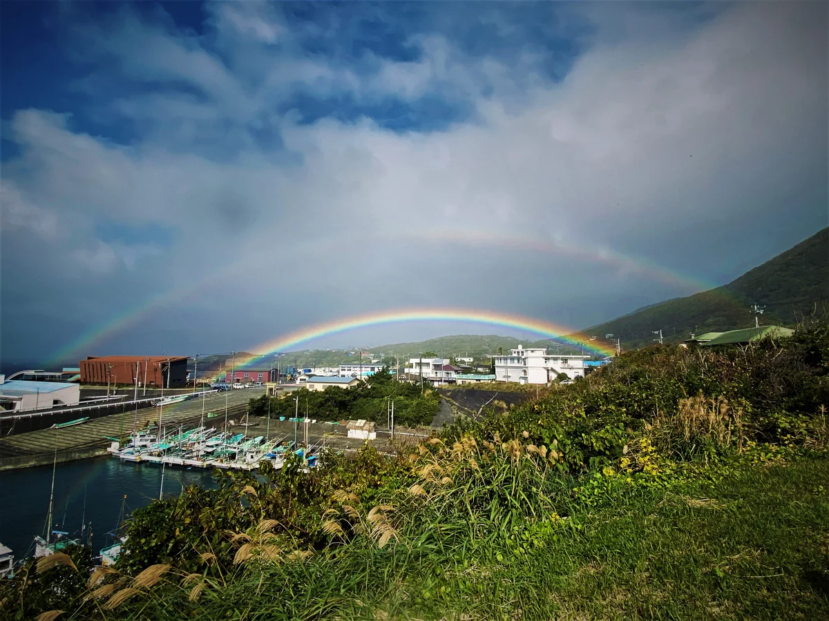 投稿写真：完璧なダブルレインボー