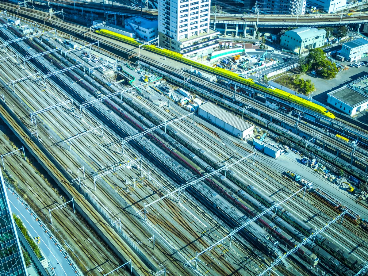 投稿写真：ドクターイエロー俯瞰