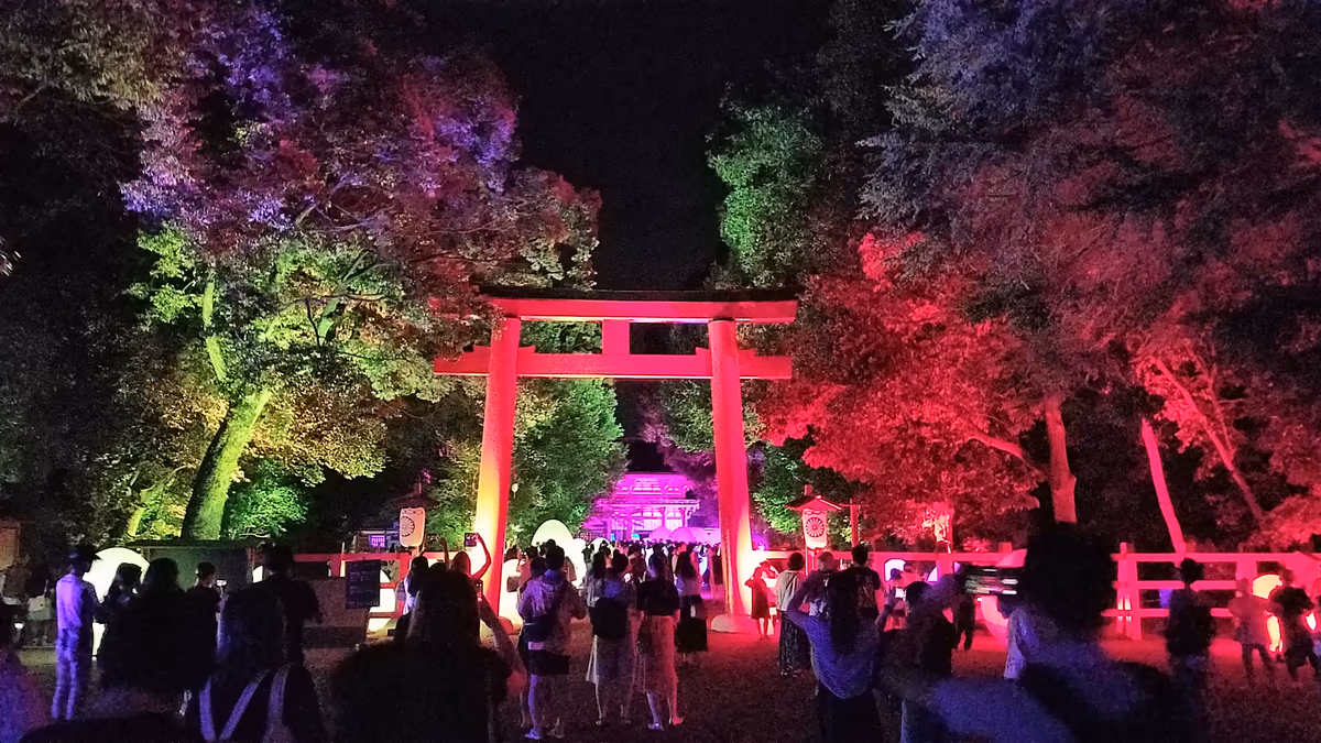 投稿写真：下鴨神社のライトアップイベント