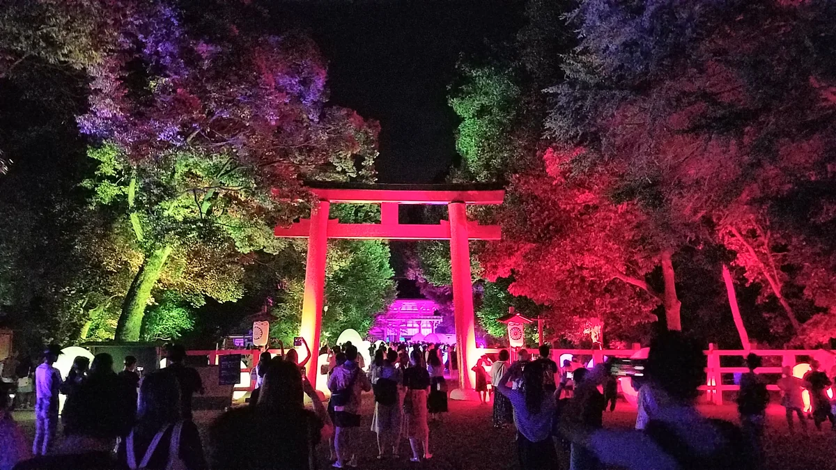 投稿写真：下鴨神社のライトアップイベント