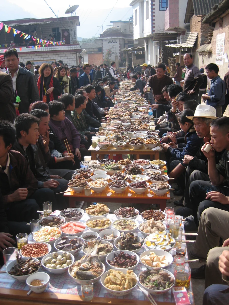 投稿写真：長街宴＠雲南省