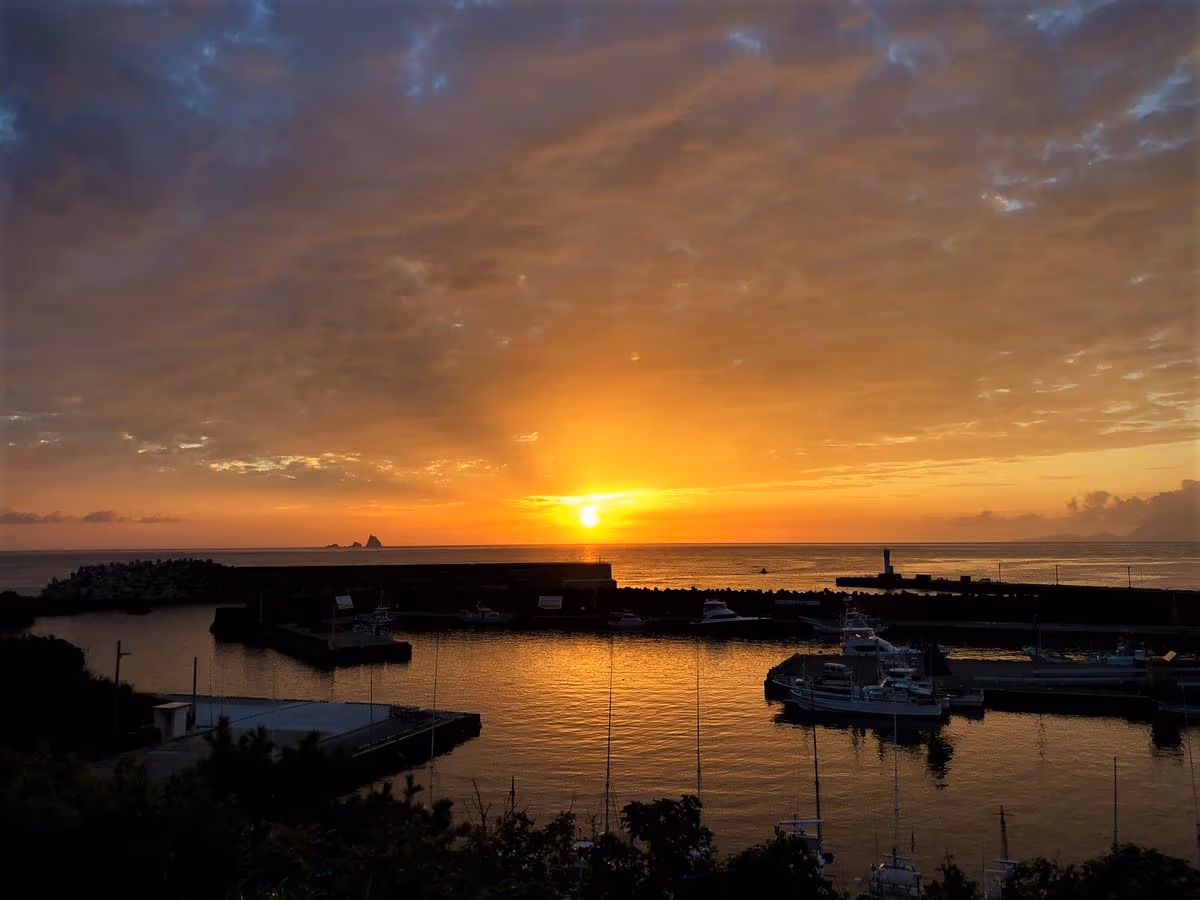 投稿写真：秋分の日の夕陽