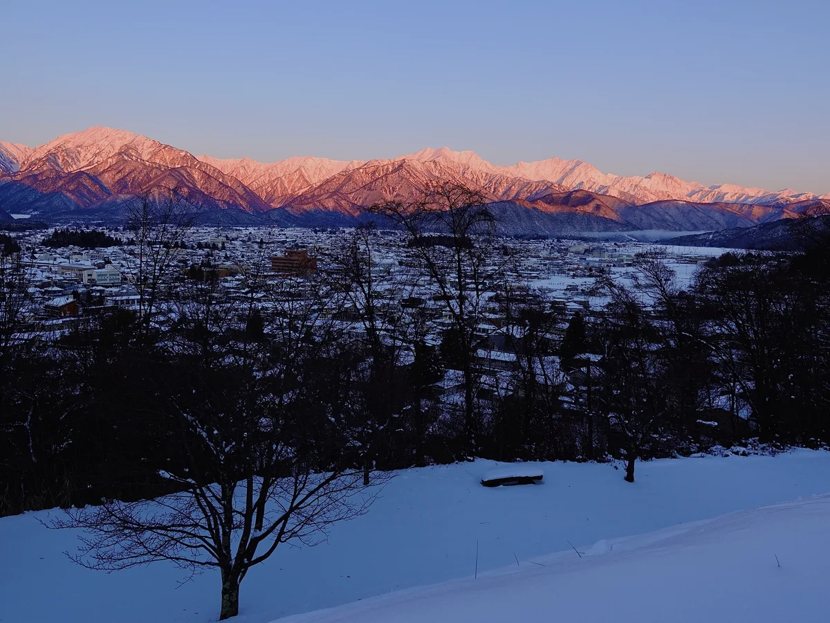 投稿写真：−9℃の北安曇