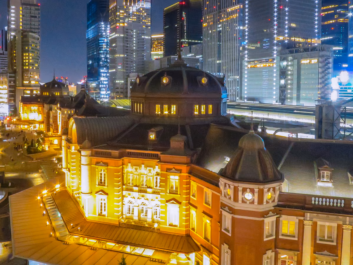 投稿写真：東京駅丸の内駅舎夜景
