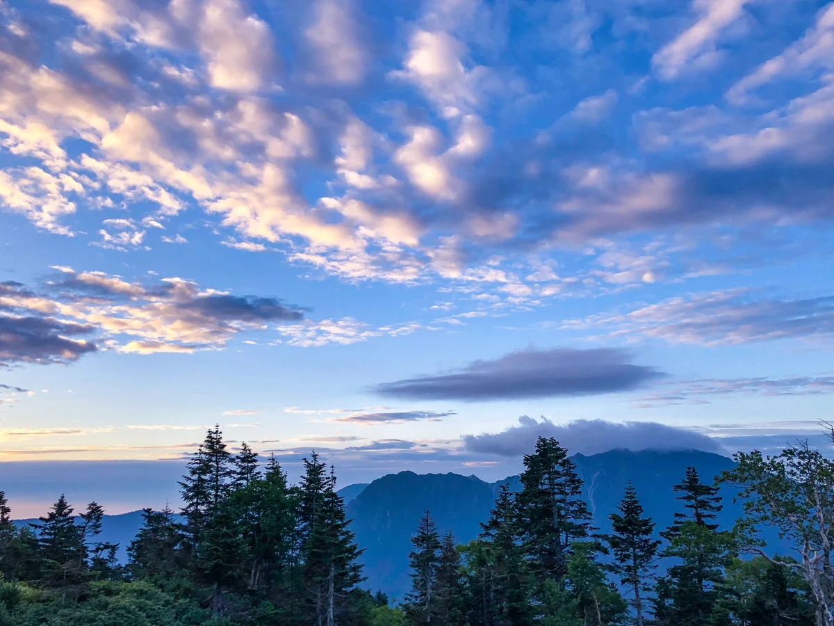 投稿写真：黎明の焼岳
