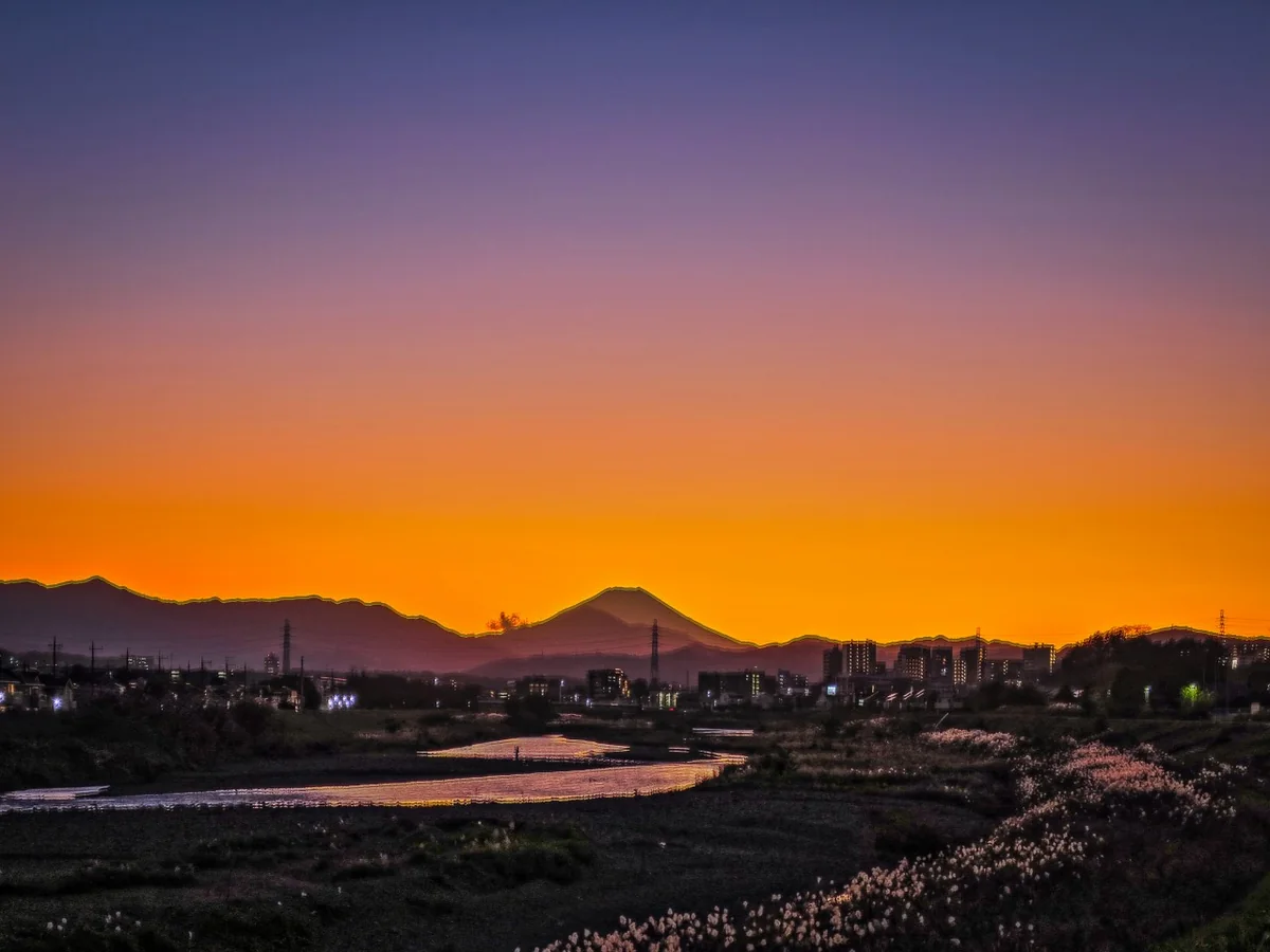 投稿写真：夕焼けグラデーション