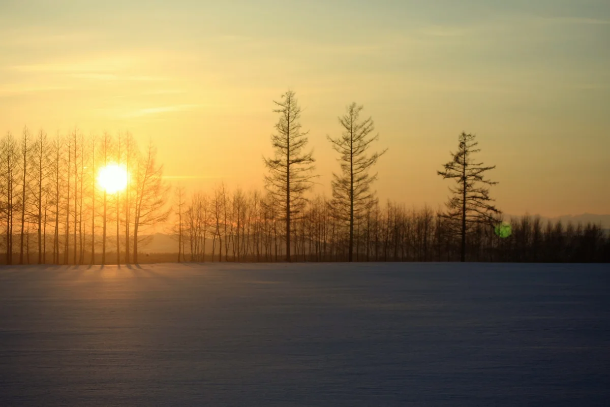 投稿写真：北の夕陽