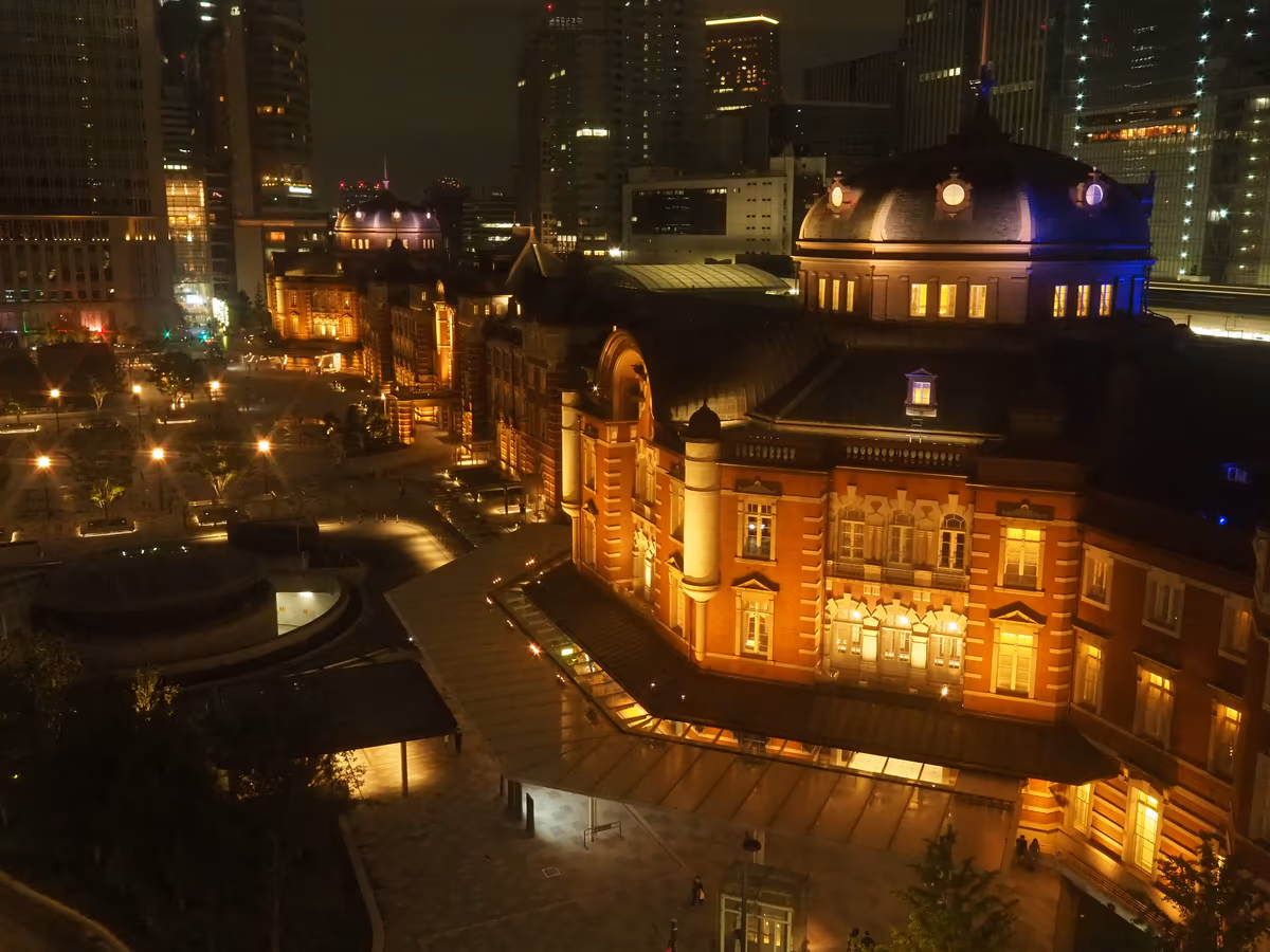 投稿写真：東京駅夜景