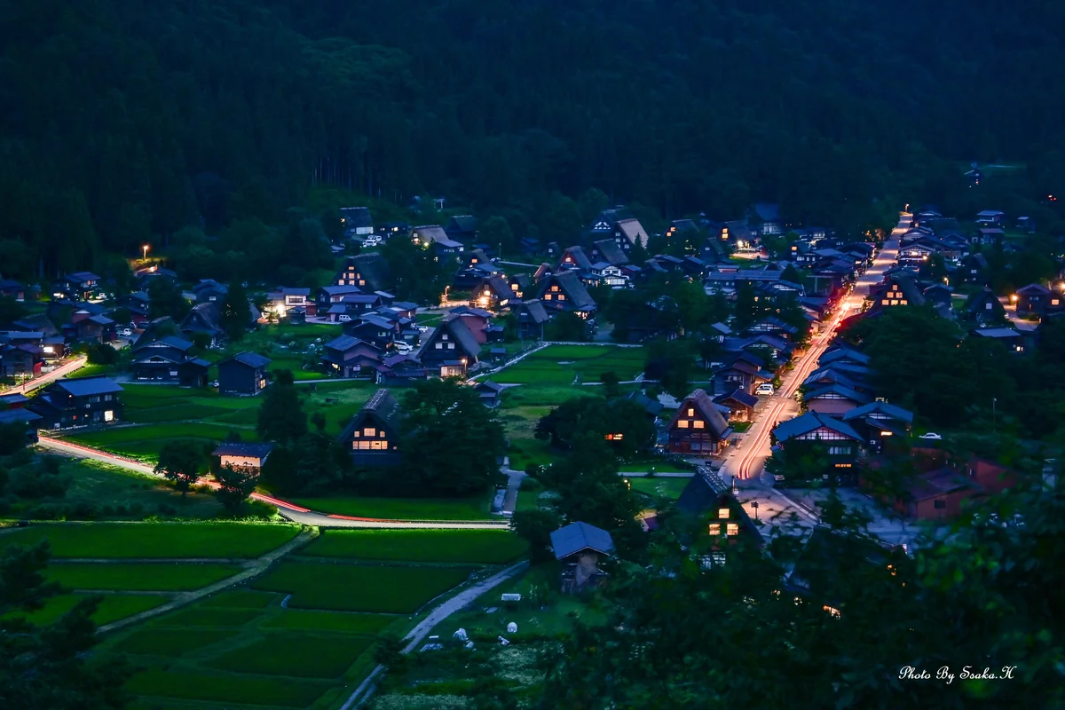 投稿写真：白川郷の夜