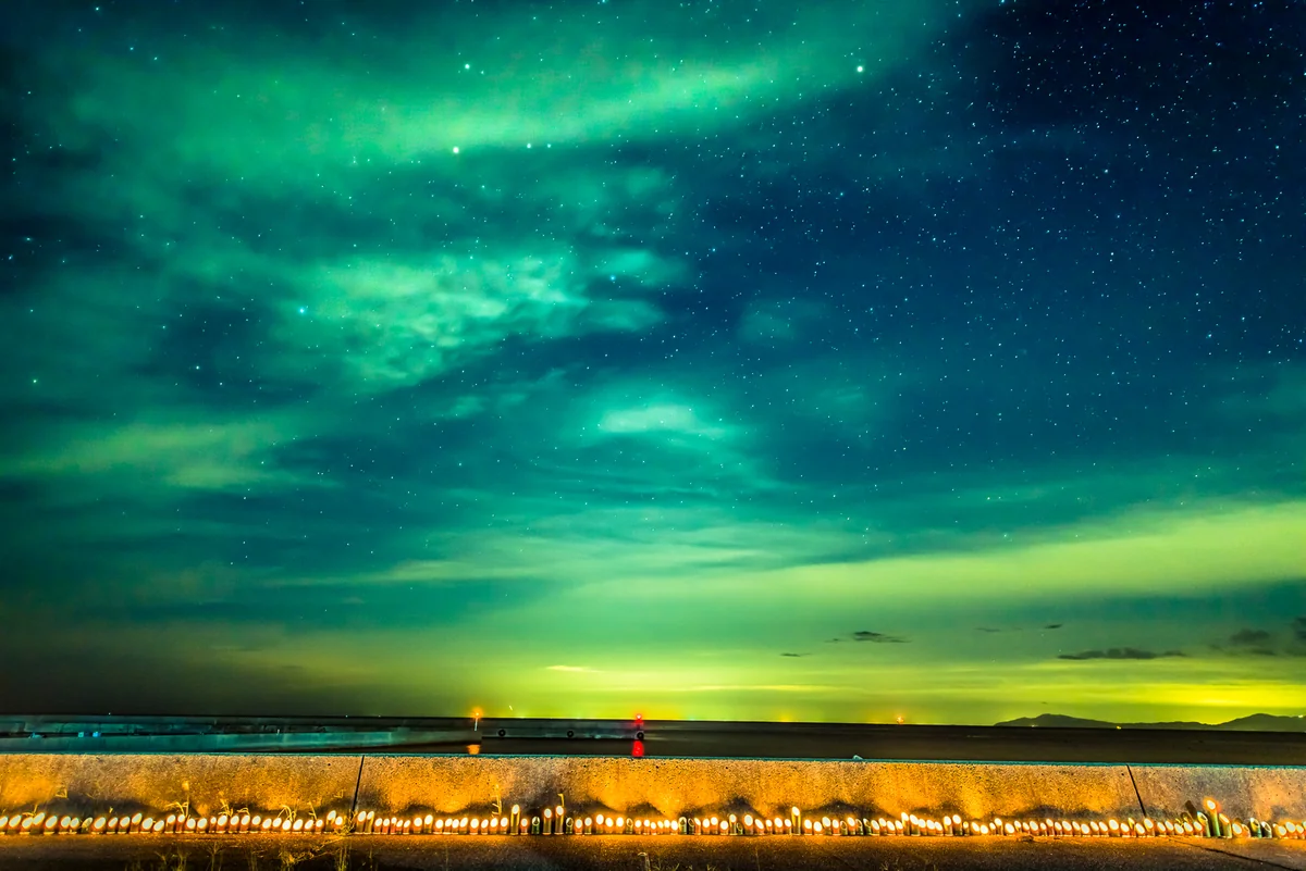 投稿写真：岩首・竹灯りの集い