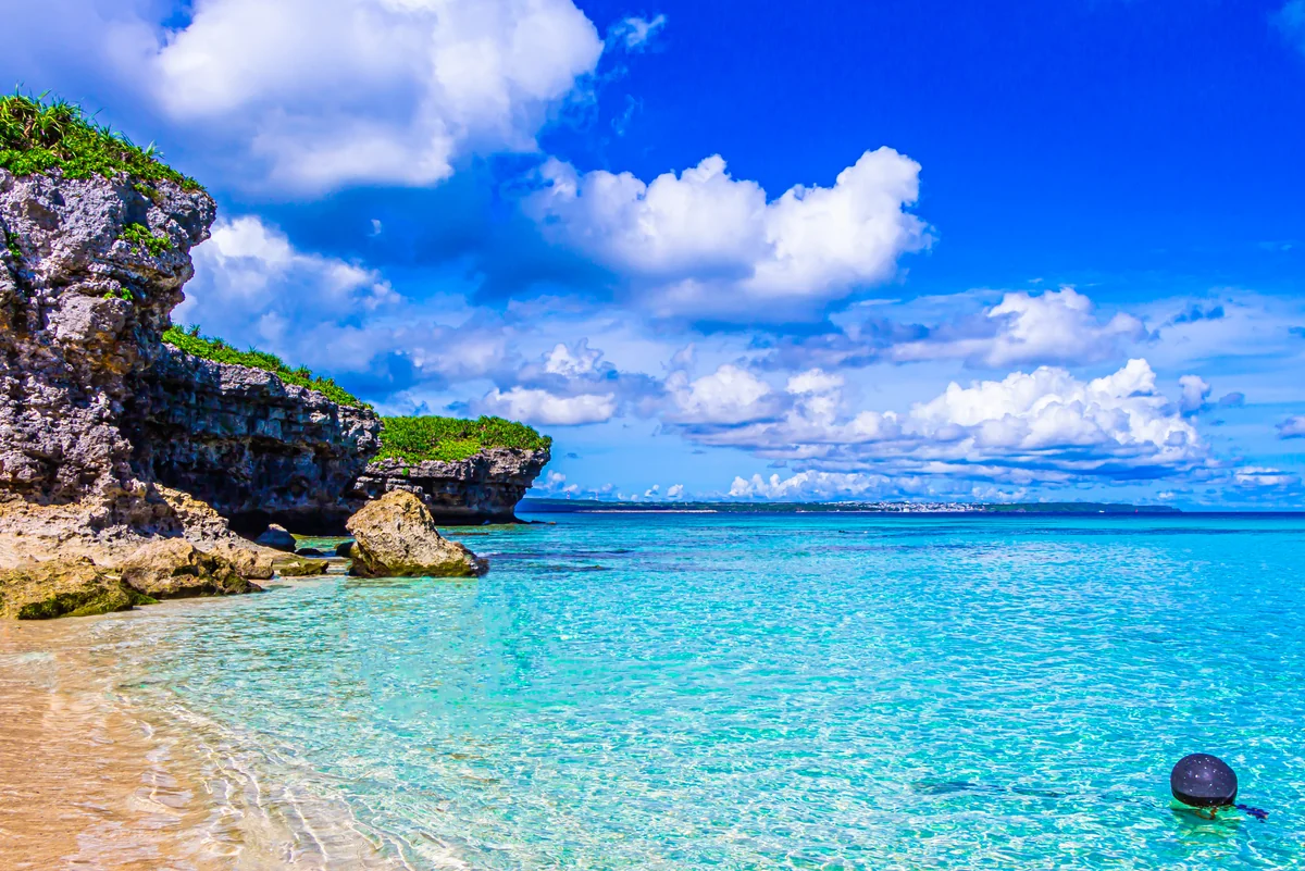 投稿写真：砂山ビーチにて、宮古ブルー