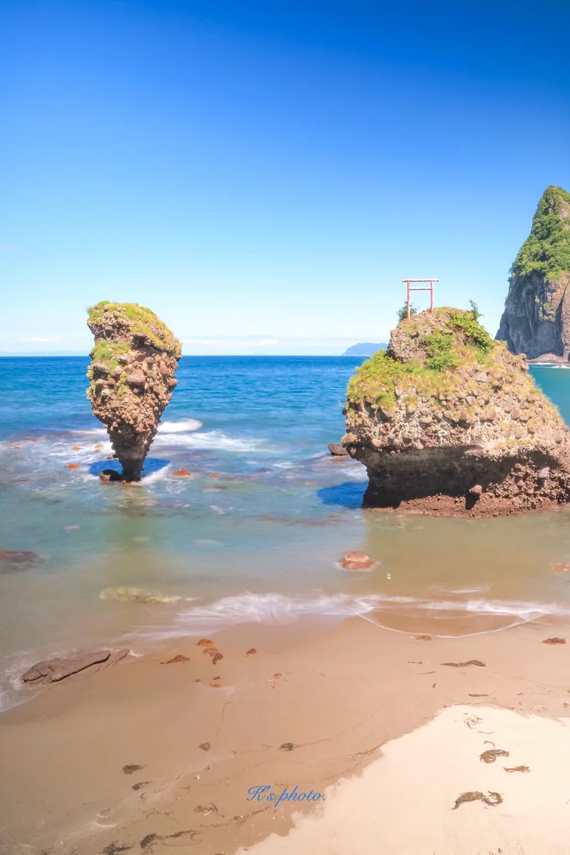 投稿写真：えびす岩と大黒岩。