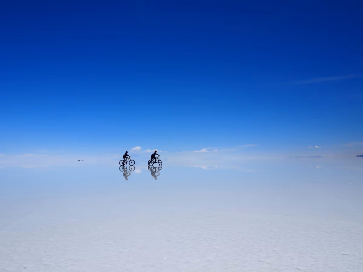 投稿写真：天空のサイクリング