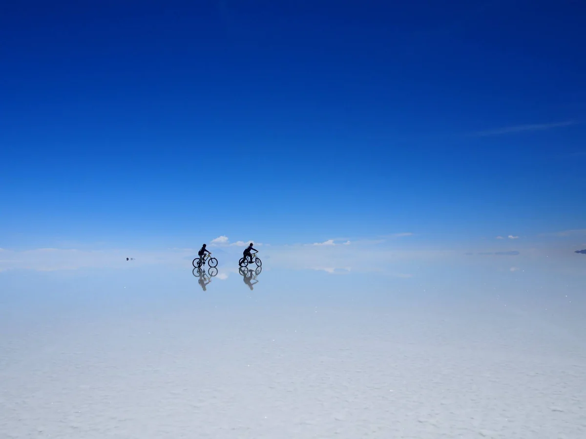 投稿写真：天空のサイクリング