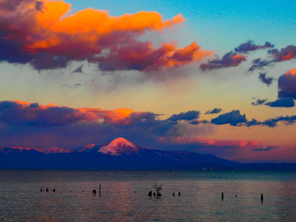 投稿写真：絶景湖西の紅伊吹